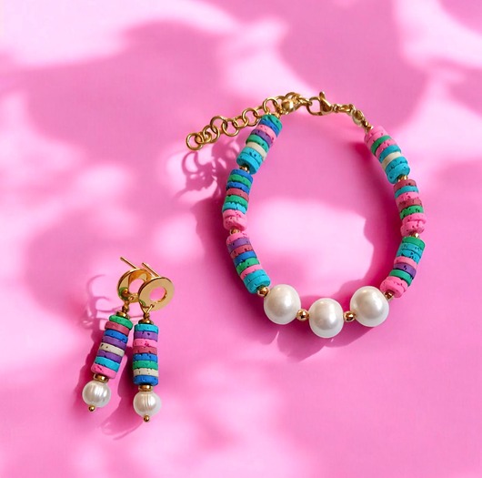 RAZEM TANIEJ! bransoletka i kolczyki SUMMER collection