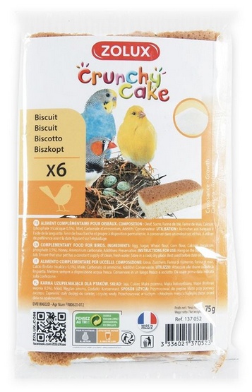 ZOLUX CRUNCHY CAKE - ciasteczka na wzrost X6