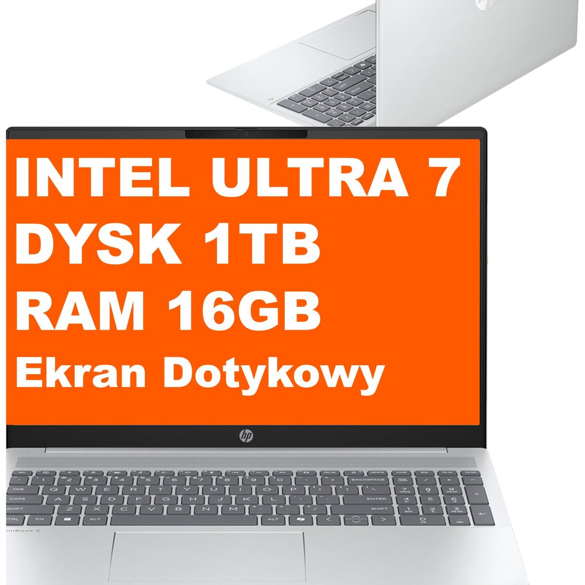 HP OmniBook 5 16-af1017wm / B5PX1UA / Ultra 7 / 16GB / 1TB / Intel Graphics / 2k / Win 11 Pro / Srebrny