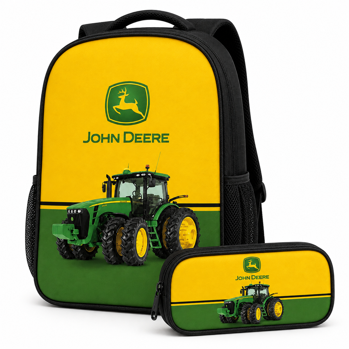 PLECAK JOHN DEERE TRAKTOR ZESTAW SZKOLNY PIÓRNIK NOWA SERIA KL. 1-3 4-8