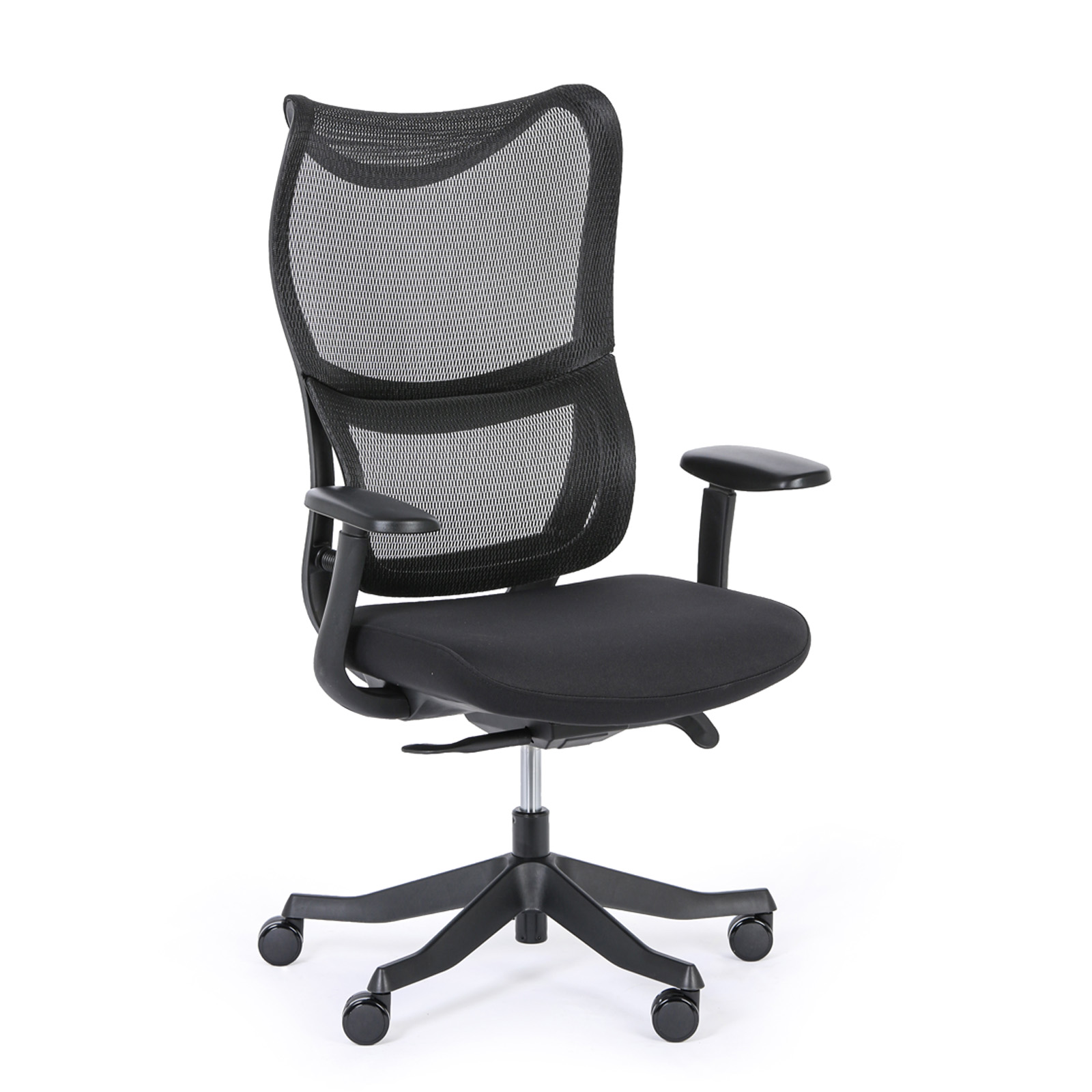 B2B Partner Krzesło biurowe LUNA, czarny CL-26A (BLACK/ YM90-