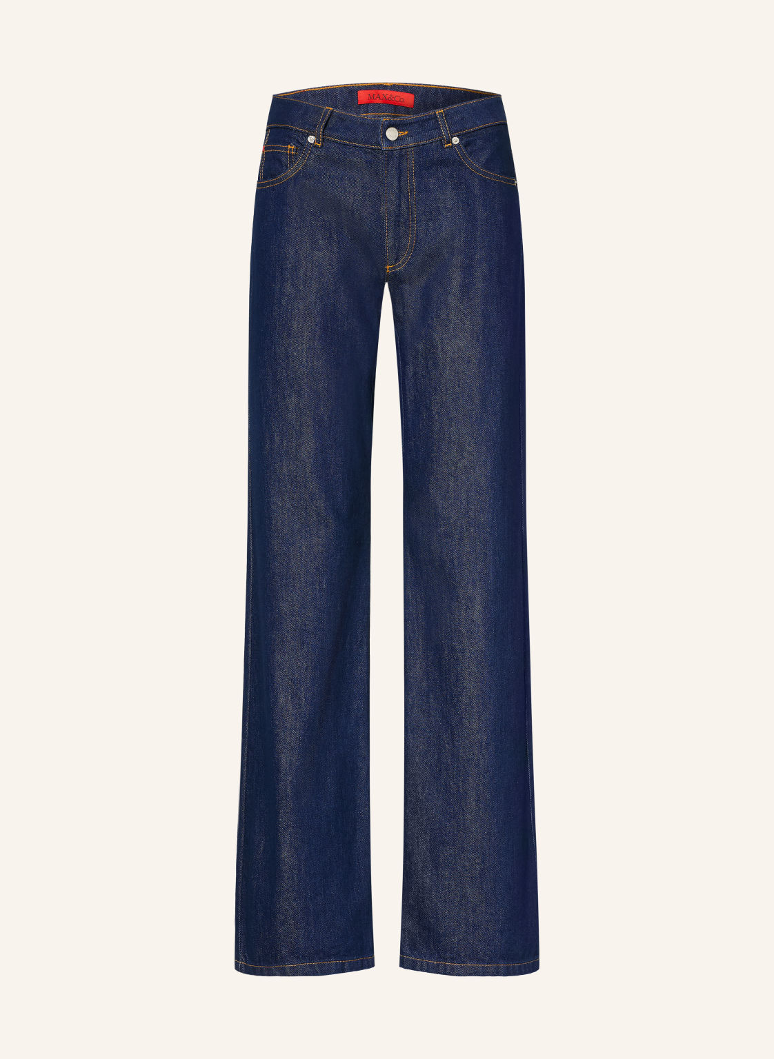 Max & Co. Jeansy Straight Calesse blau
