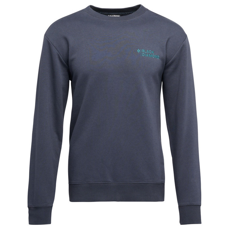 Bluza męska Black Diamond M Mini Stacked Crewneck Rozmiar: XL / Kolor: zielony