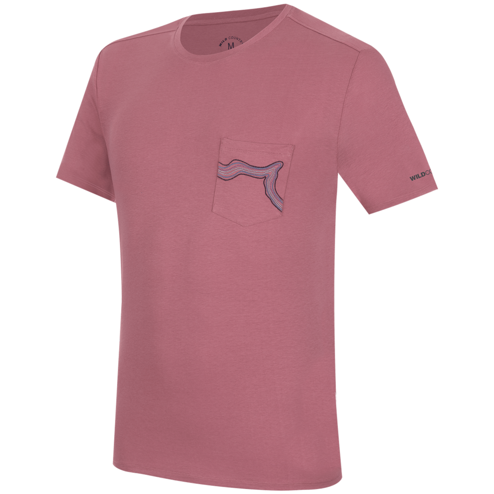 Koszulka męska Wild Country Session 3 M T-Shirt Rozmiar: XL / Kolor: różowy