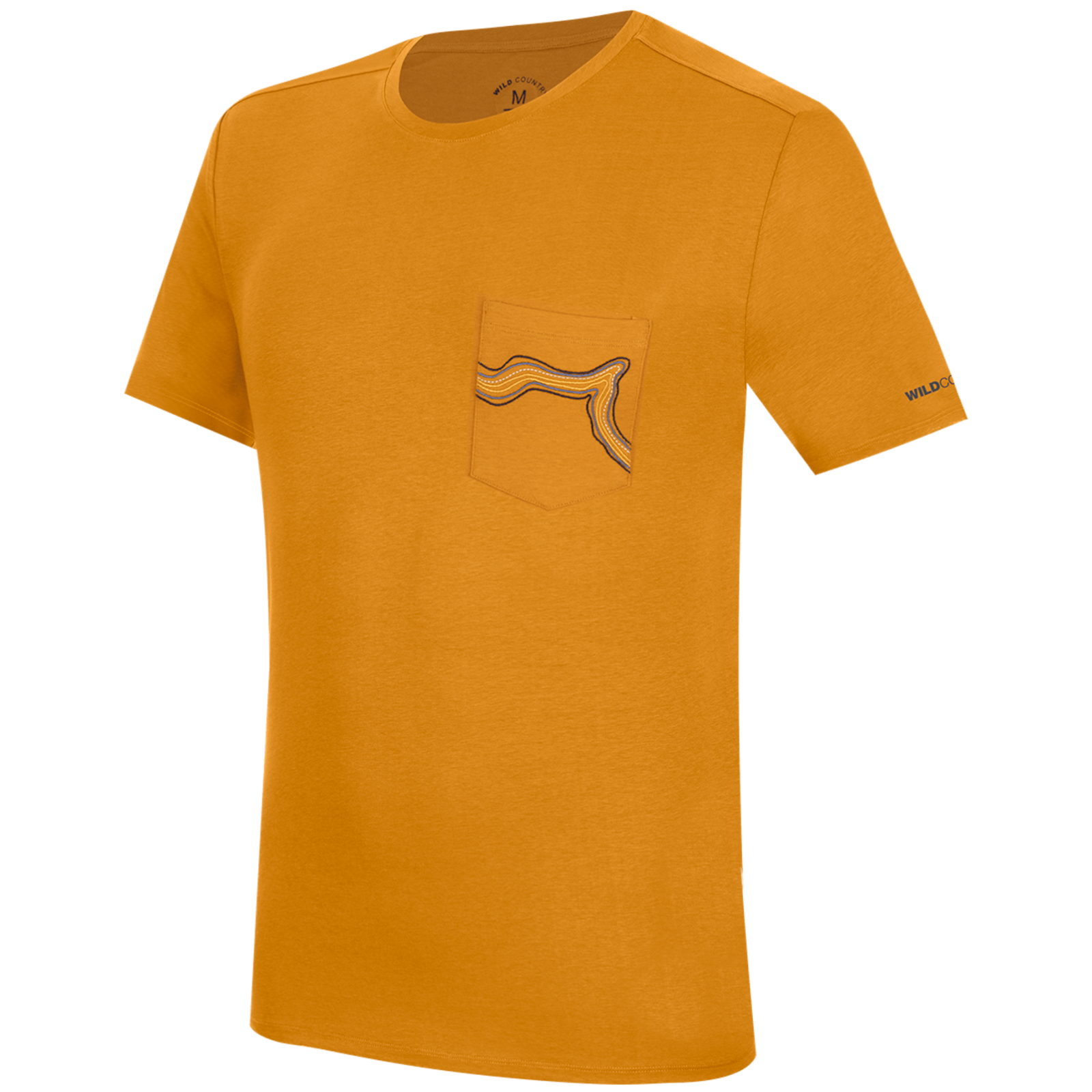 Koszulka męska Wild Country Session 3 M T-Shirt Rozmiar: L / Kolor: żółty/czarny