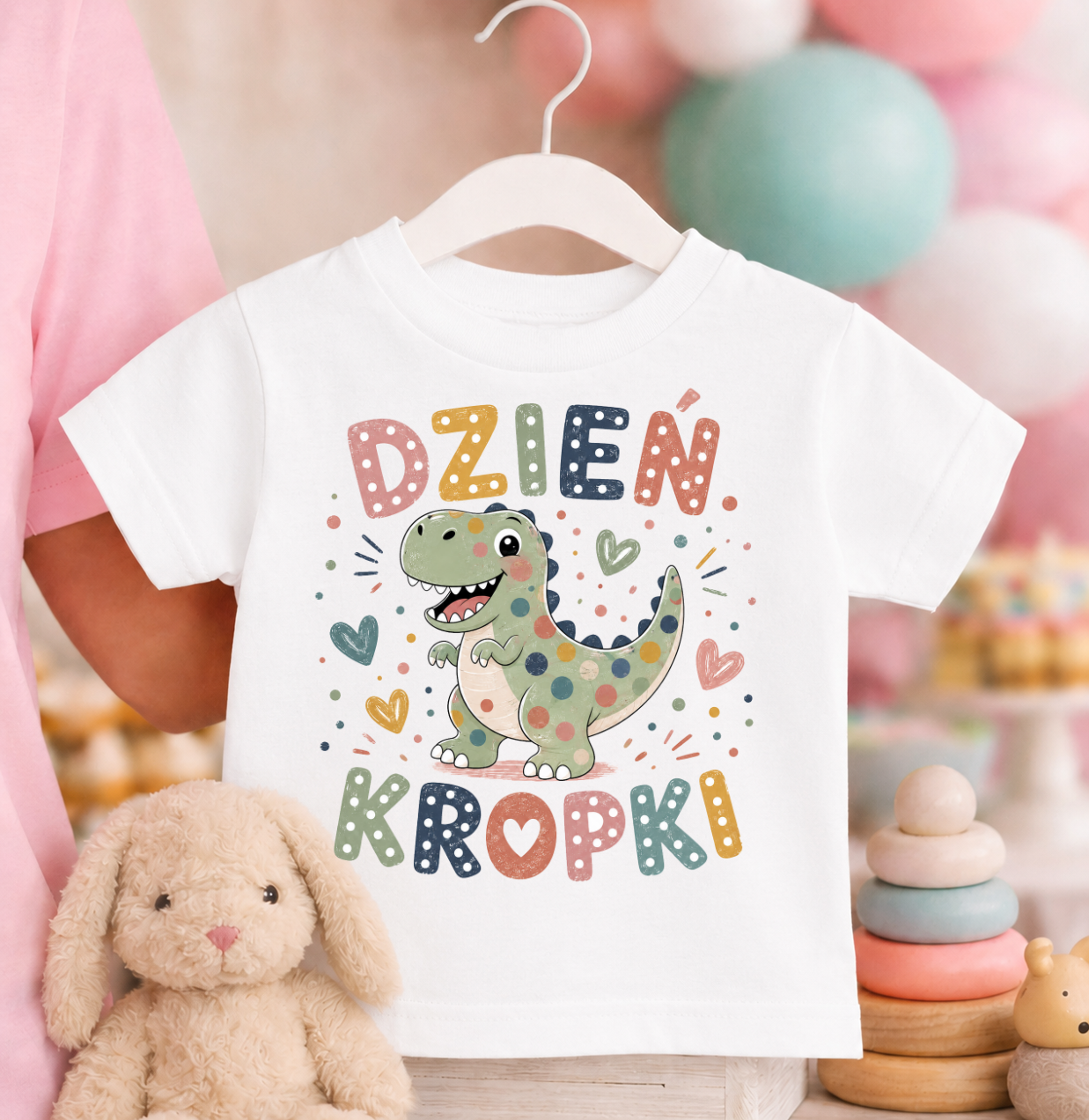 Koszulka w kropki dzień kropki