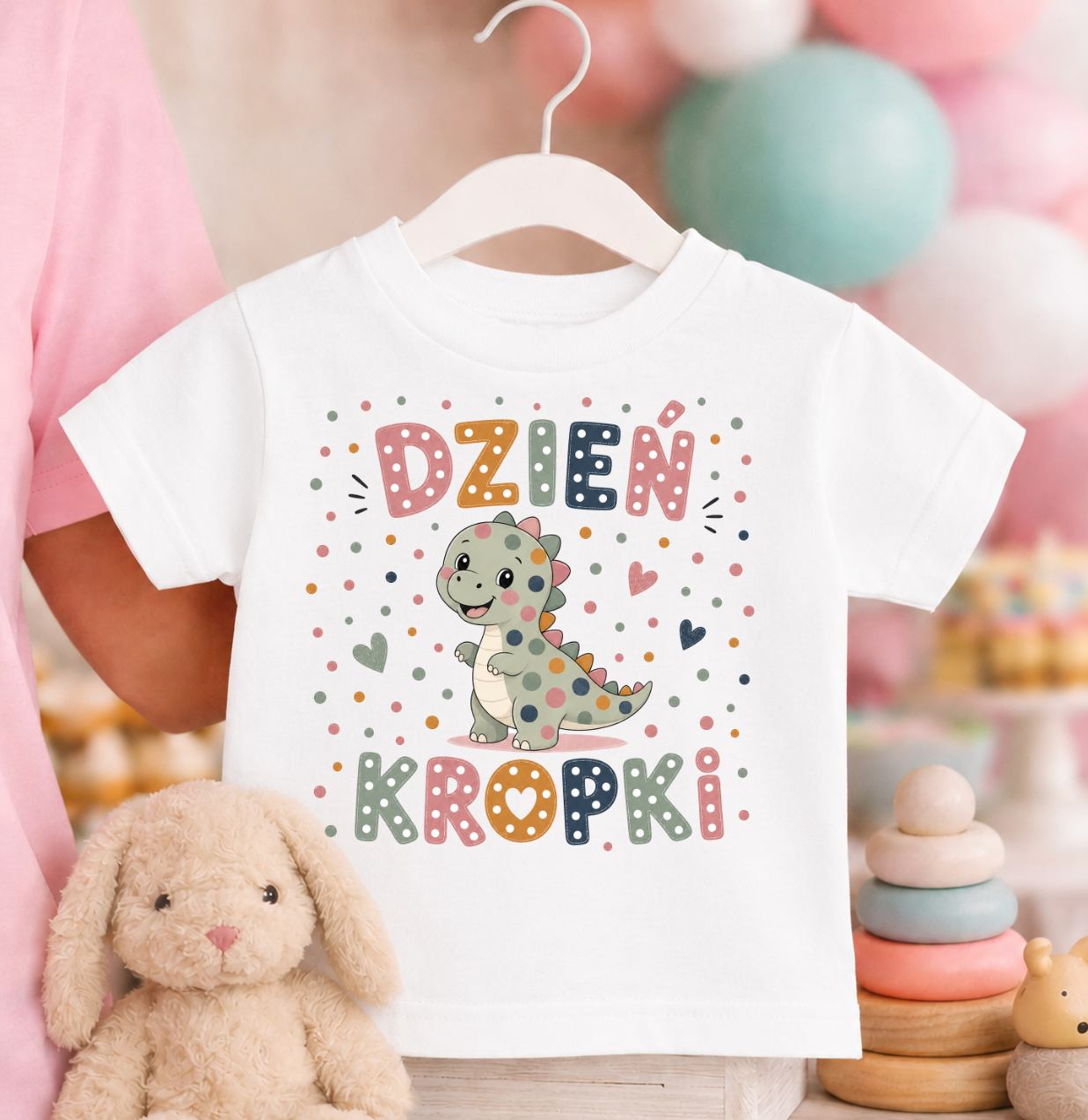 Koszulka w kropki dzień kropki