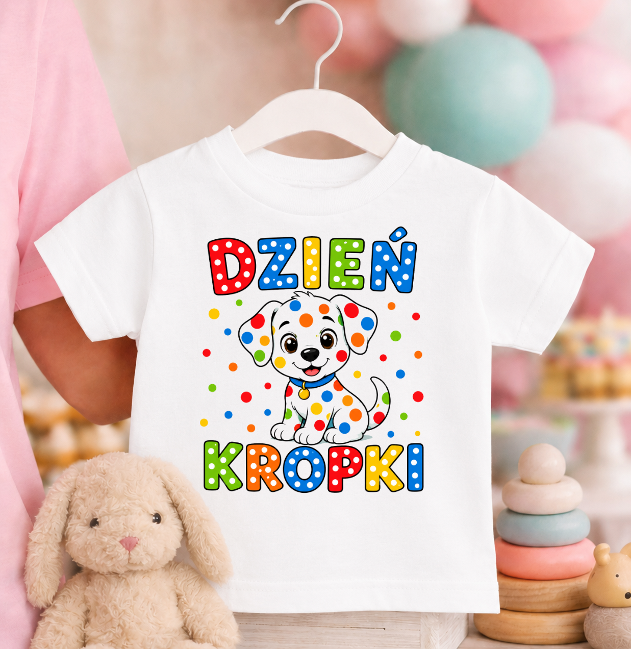 Koszulka w kropki dzień kropki