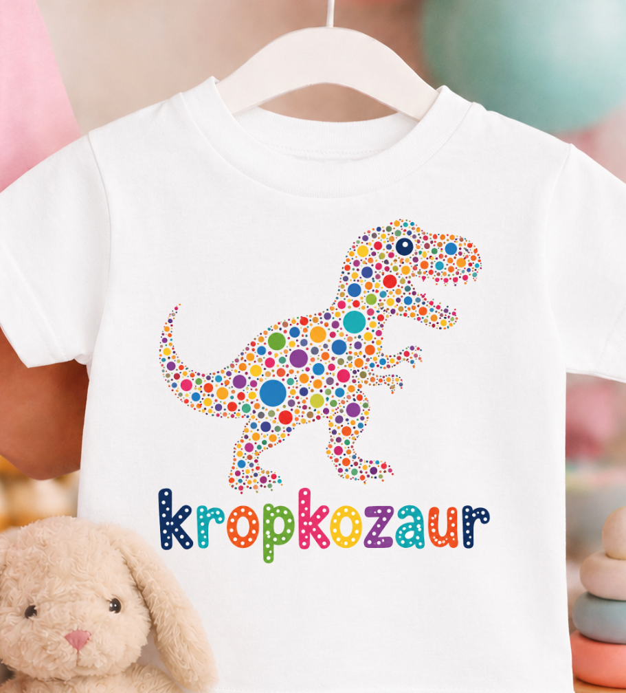 Koszulka w kropki dzień kropki