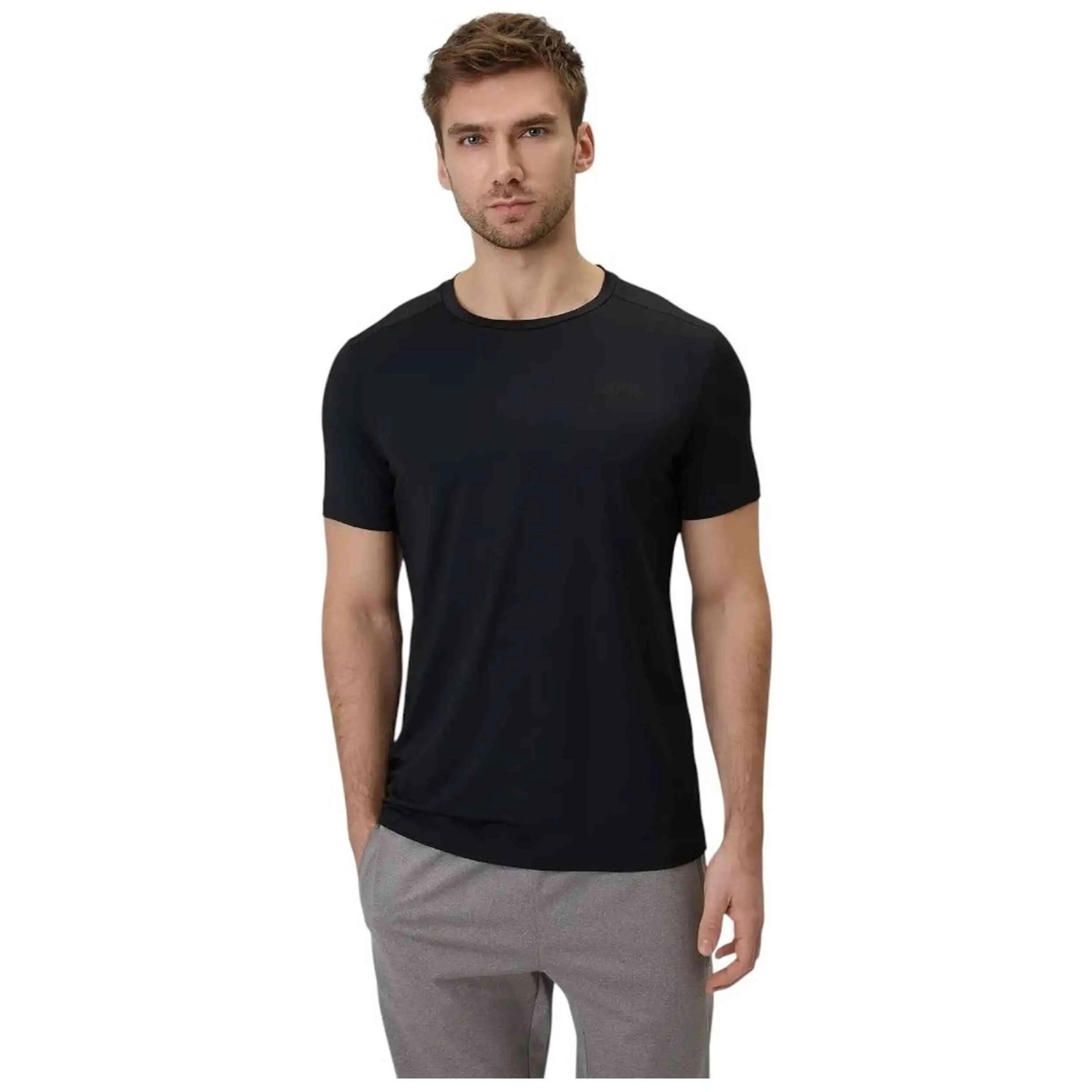 T-SHIRT MĘSKI 4F KOSZULKA TRENINGOWA SZYBKOSCHNĄCA