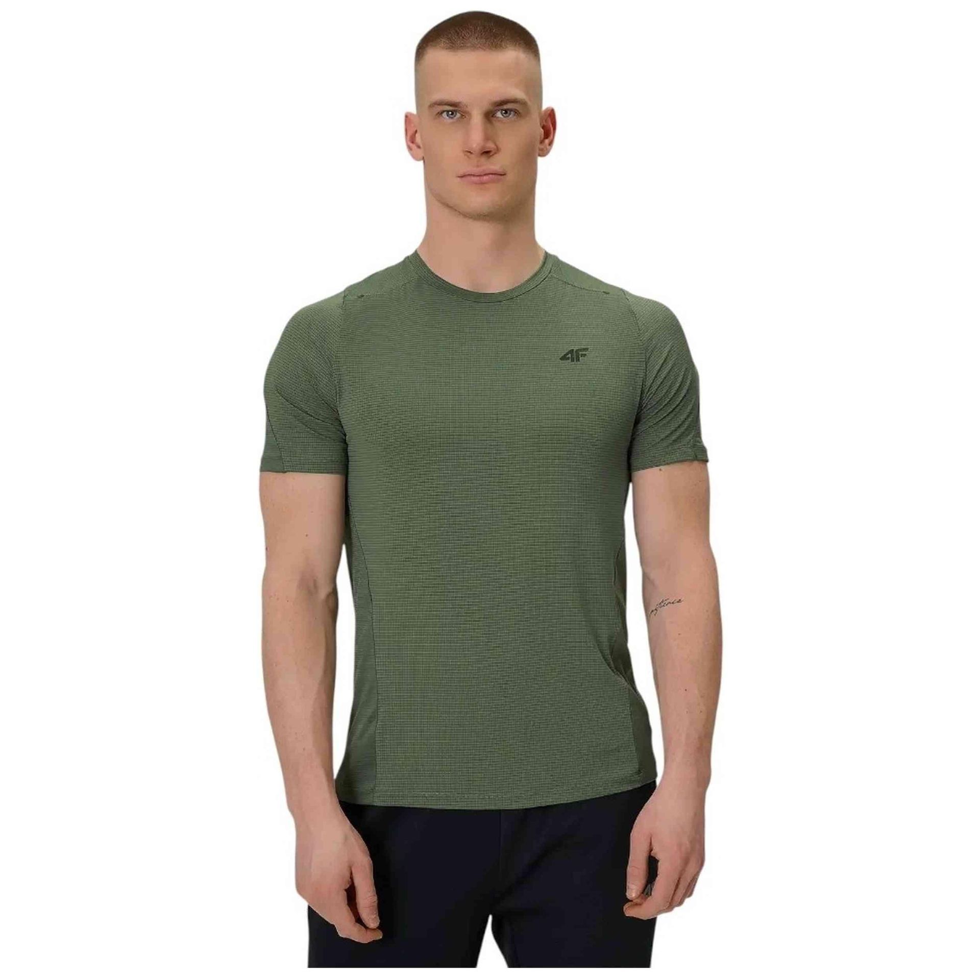 KOSZULKA ROWEROWA 4F T-SHIRT MĘSKI TRENINGOWY SZYBKOSCHNĄCY