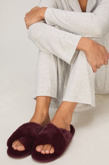 Hunkemöller Kapcie Lia Fioletowy