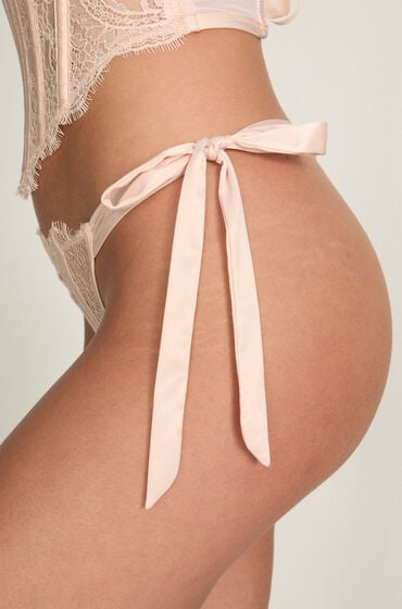 Hunkemöller Stringi z wysokim wycięciem Sylvia Pomarańczowy