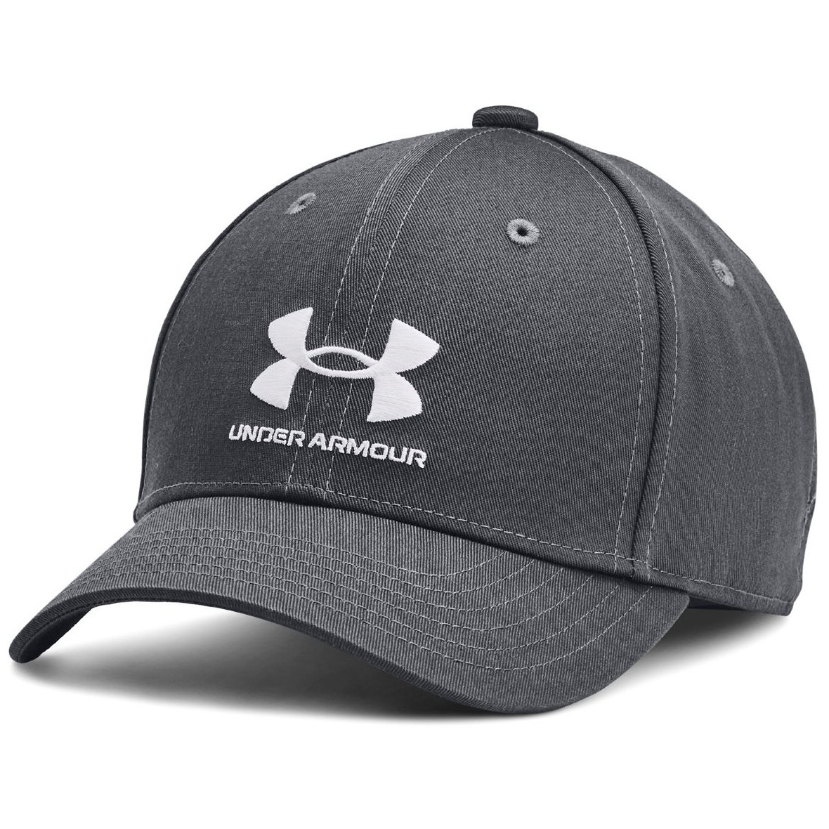 Dziecięca bejsbolówka Under Armour B Essential Low Lockup Adj Pitch Gray Kolor: szary