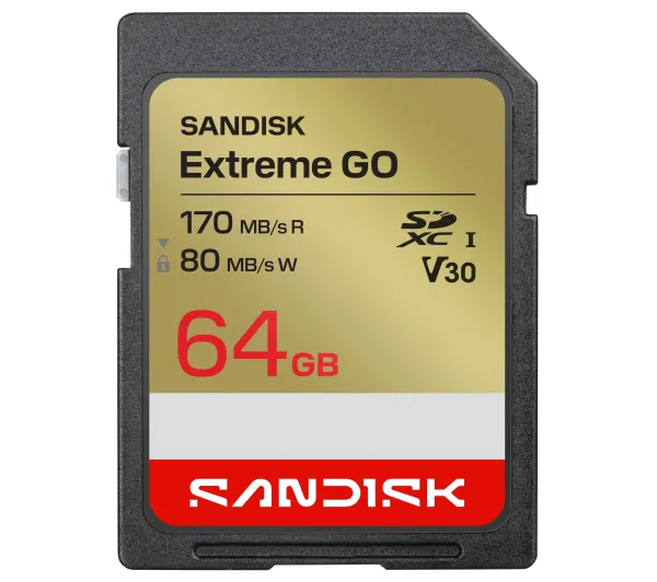 SANDISK Extreme SD UHS-I 64GB 85 MB/s SDSDXGN-064G-GNCIN