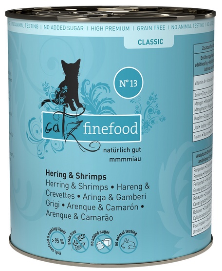Catz Finefood N.13 Śledź i Kraby puszka 800g