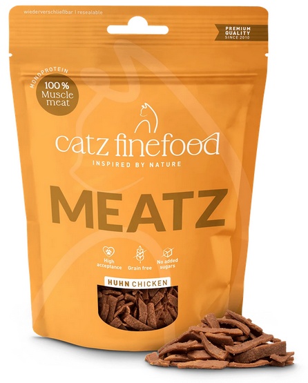 Catz Finefood Meatz przysmak dla kota - Kurczak, 45 g