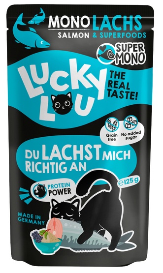 Lucky Lou SuperMono Łosoś saszetka 125g
