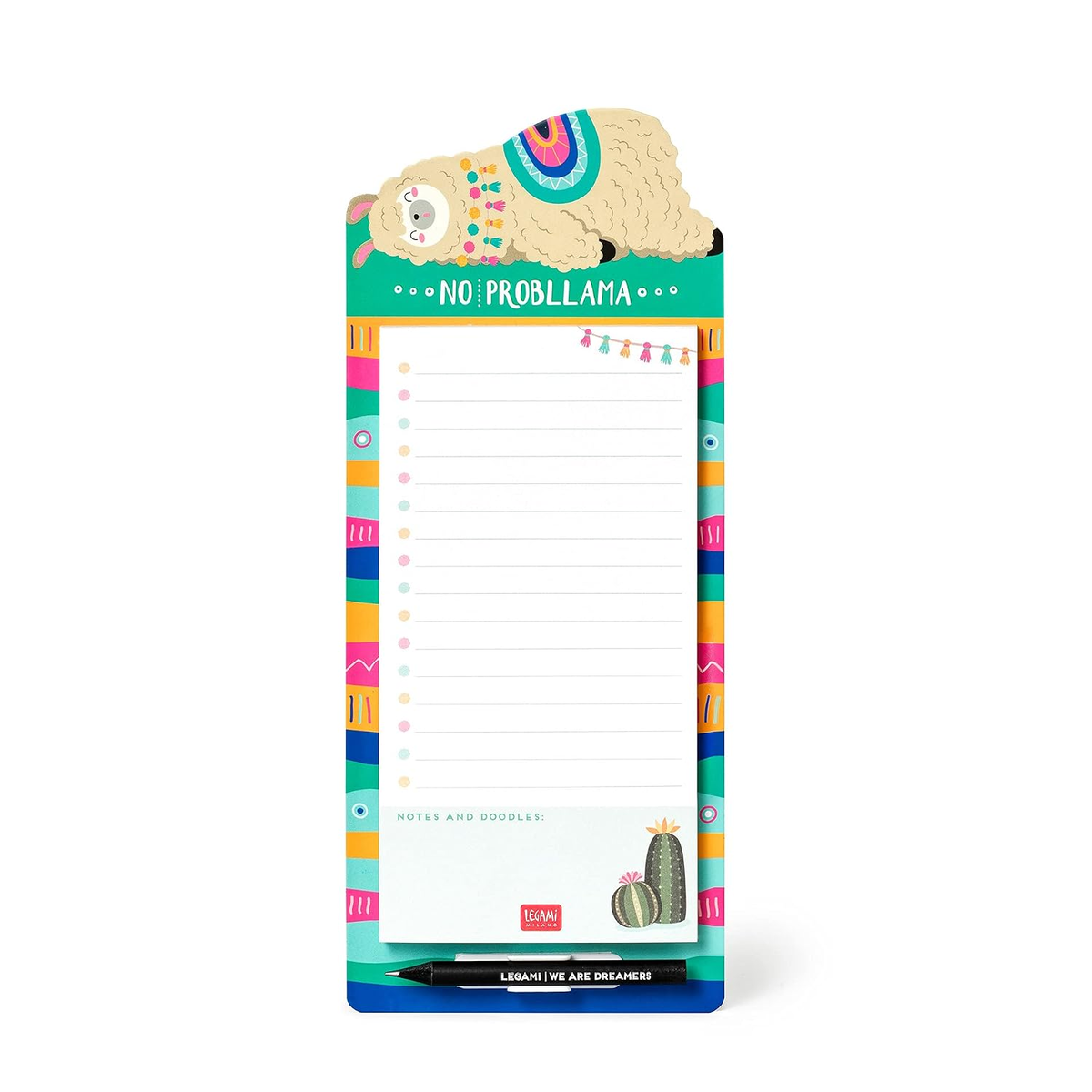 Notatnik magnetyczny Don't Forget 11x26 cm, 60 arkuszy, ostrza, FSC