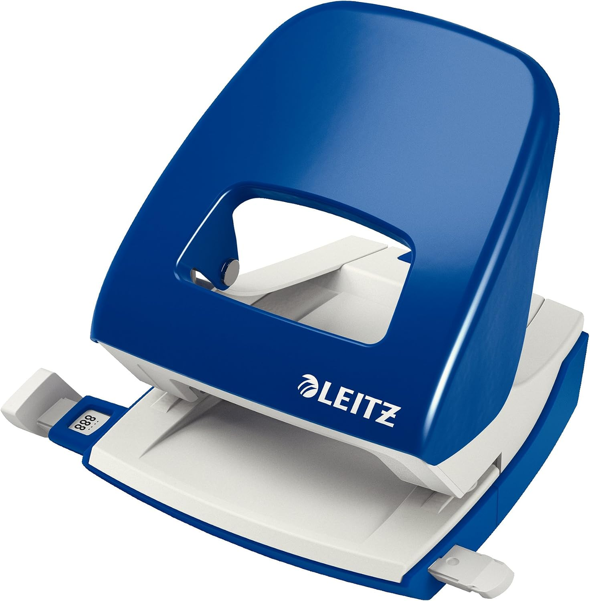 Dziurkacz biurowy Leitz NeXXt 50080035 30 arkuszy, niebieski/metal