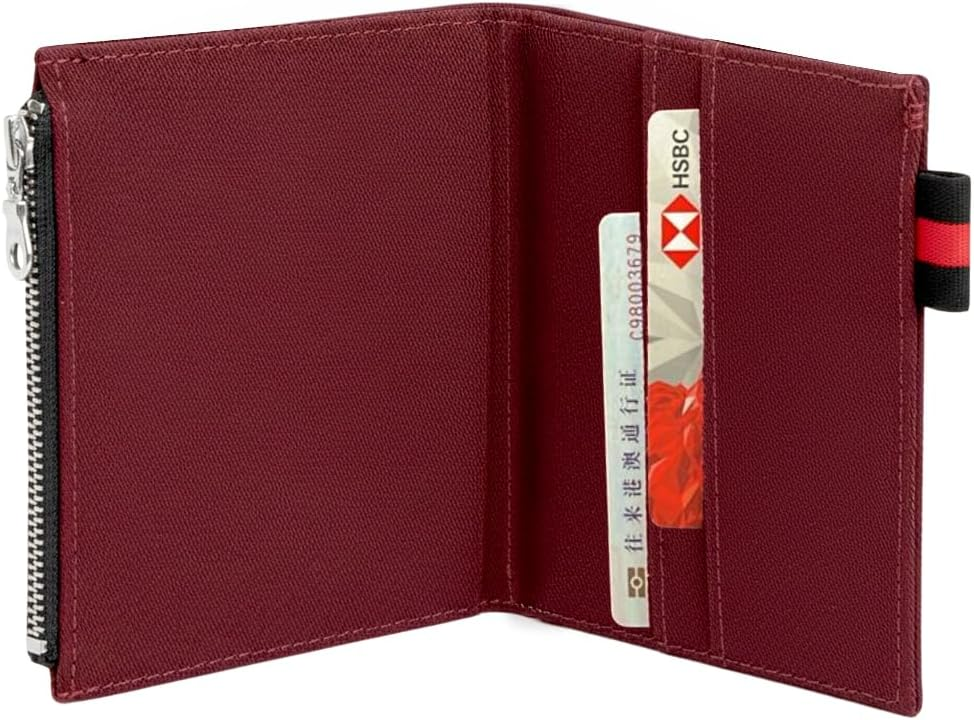 Etui z zamkiem do notatnika Pocket 9x12,5 cm bordowy
