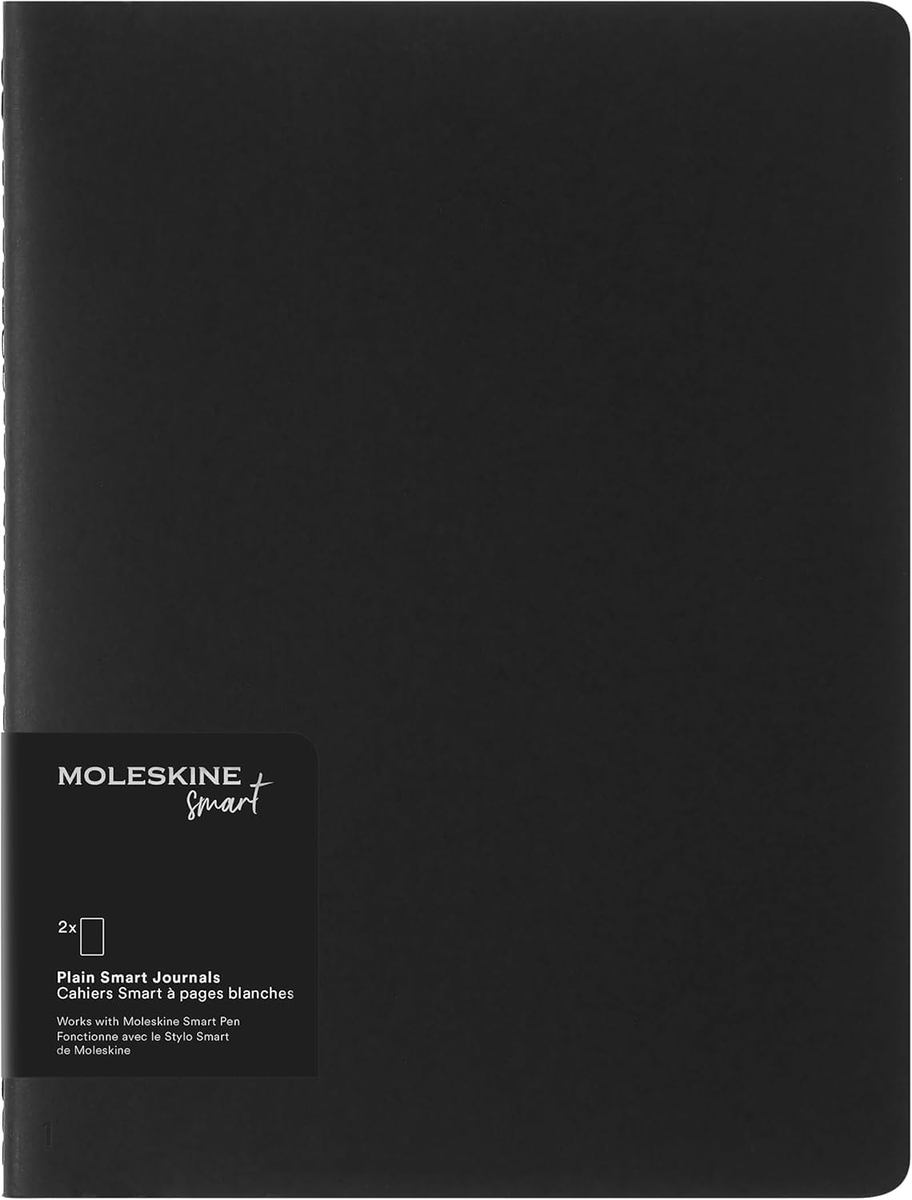 Moleskine Smart Cahier notatnik z pustymi stronami, czarny, 19x25 cm