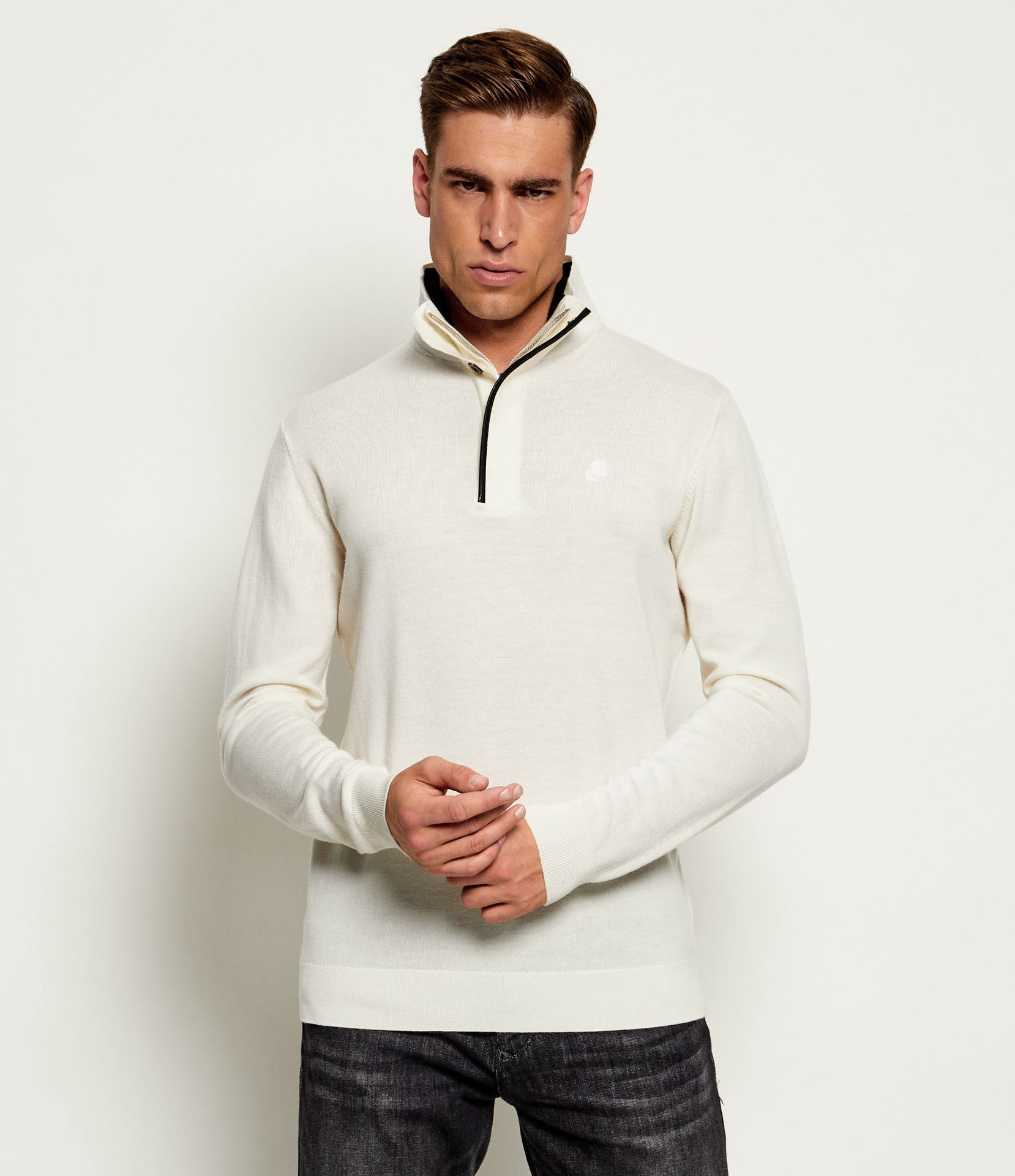 Karl Lagerfeld Wełniany sweter Regular Fit