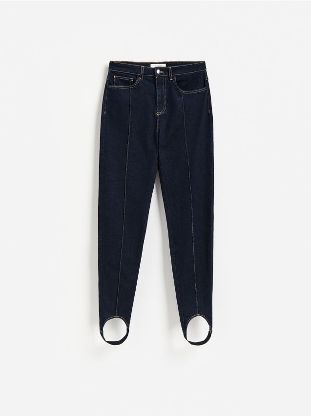 Reserved - Jeansy slim fit - granatowy