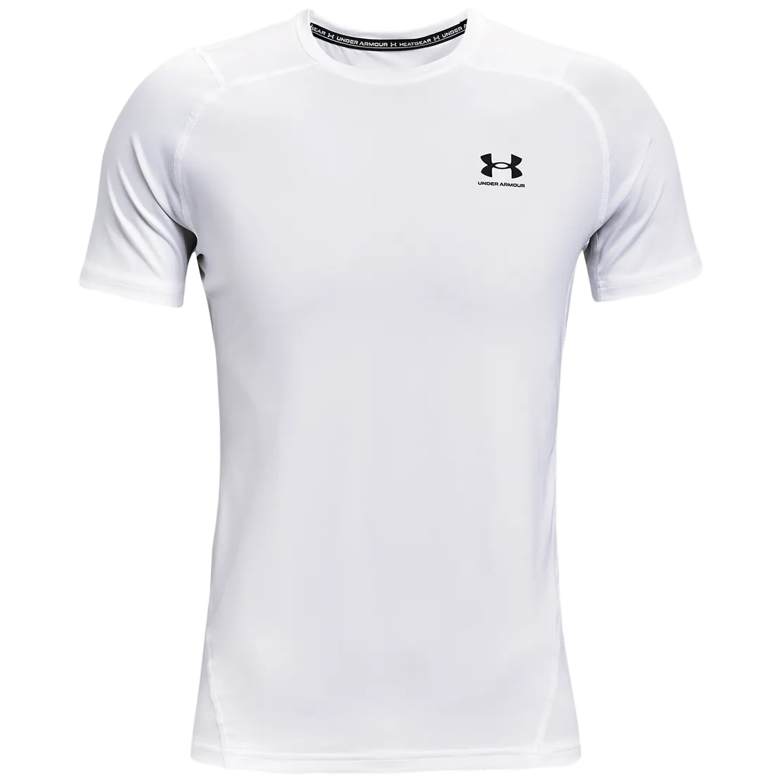 Koszulka męska Under Armour HG Armour Fitted SS Rozmiar: XL / Kolor: biały/czarny