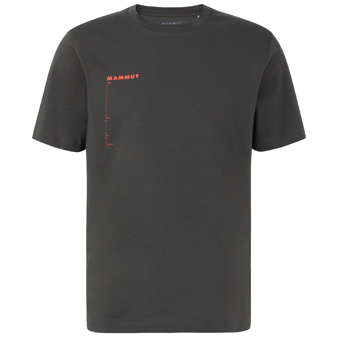 Koszulka męska Mammut Mammut Base T-Shirt Men Avy Rozmiar: XL / Kolor: ciemnoszary