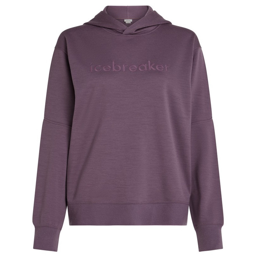 Bluza damska Icebreaker W Mer 360 RealFleece Elemental LS Hood Rozmiar: L / Kolor: fioletowy