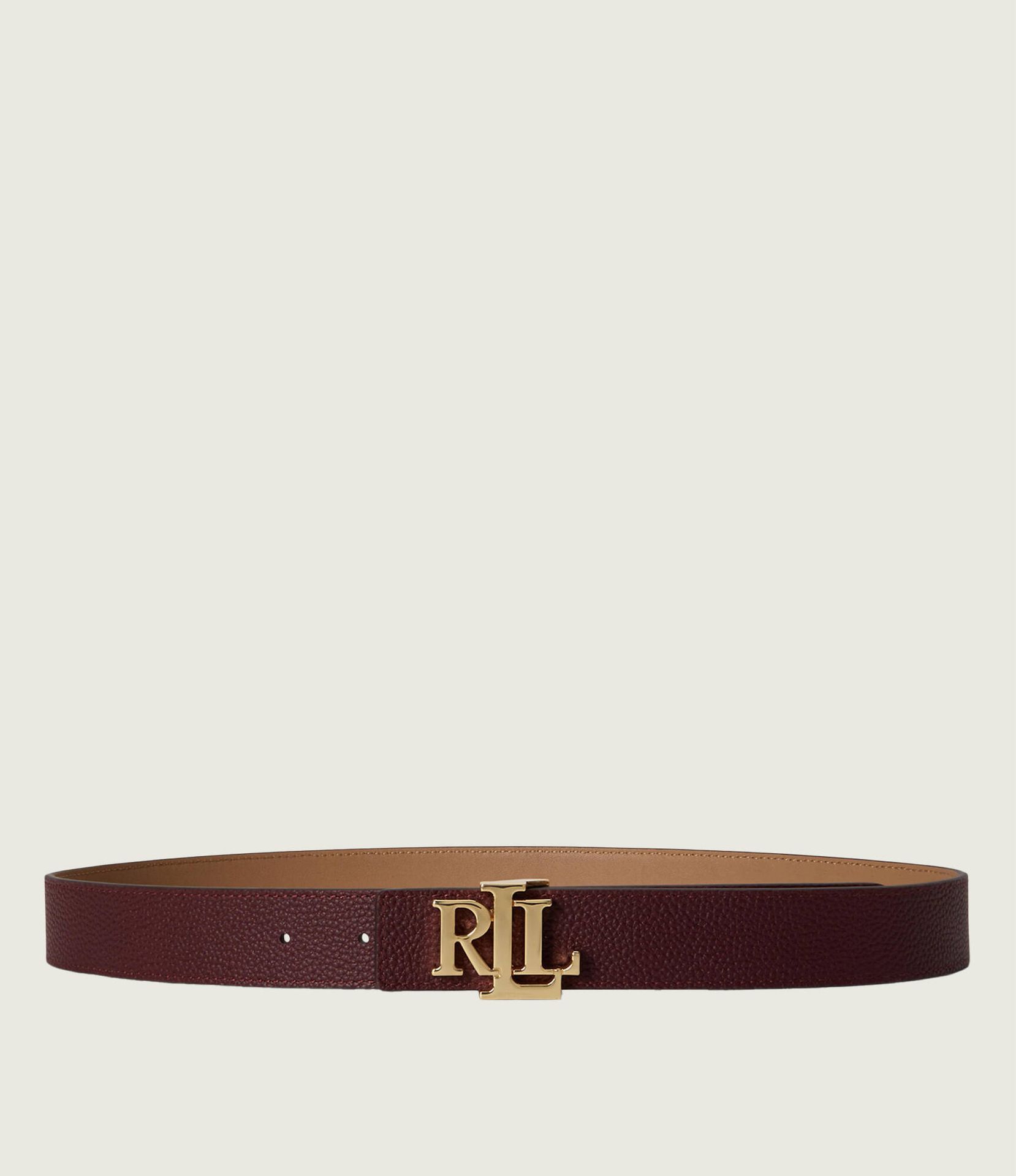 LAUREN RALPH LAUREN Skórzany dwustronny pasek