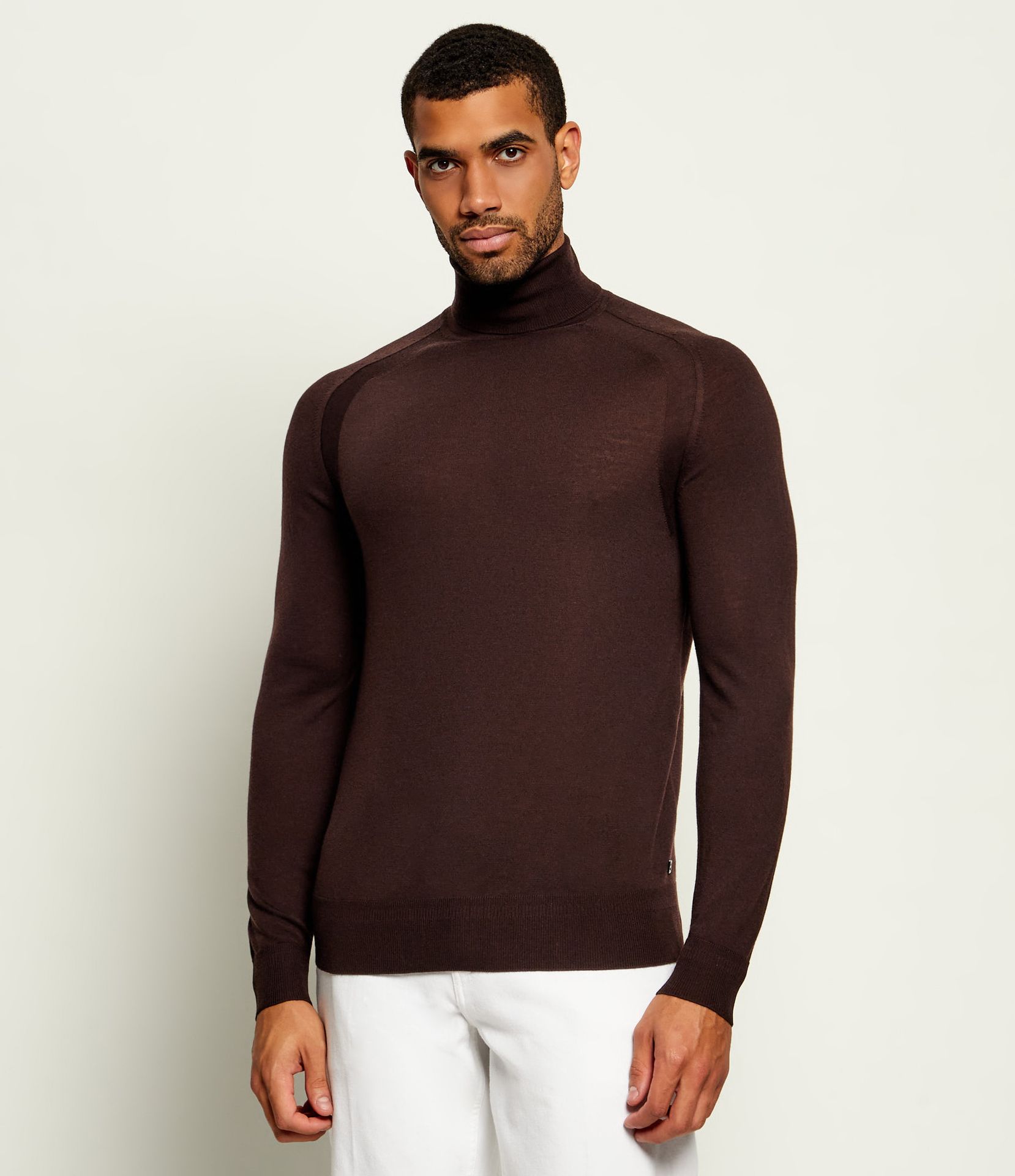 Bogner Wełniany golf Gordon-7 Slim Fit z dodatkiem kaszmiru