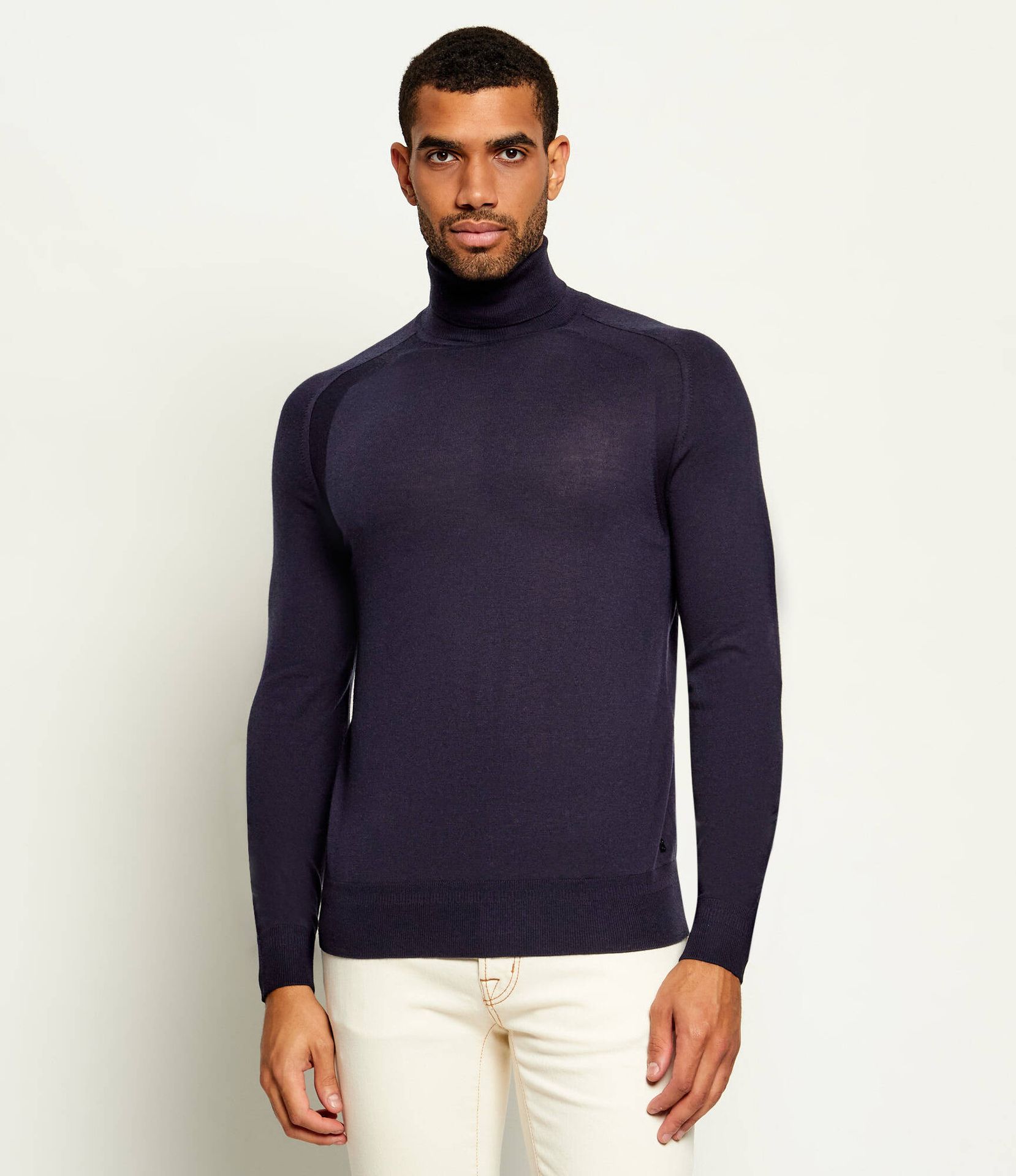 Bogner Wełniany golf Gordon-7 Slim Fit z dodatkiem kaszmiru
