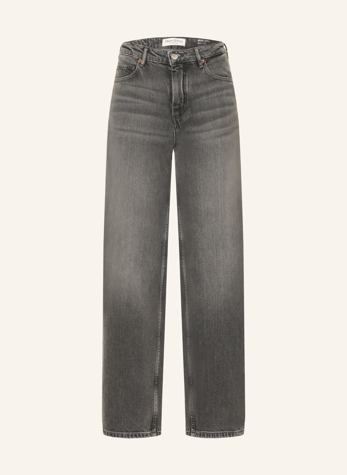 Marc O'polo Jeansy Wide Leg O Luźnym Kroju grau