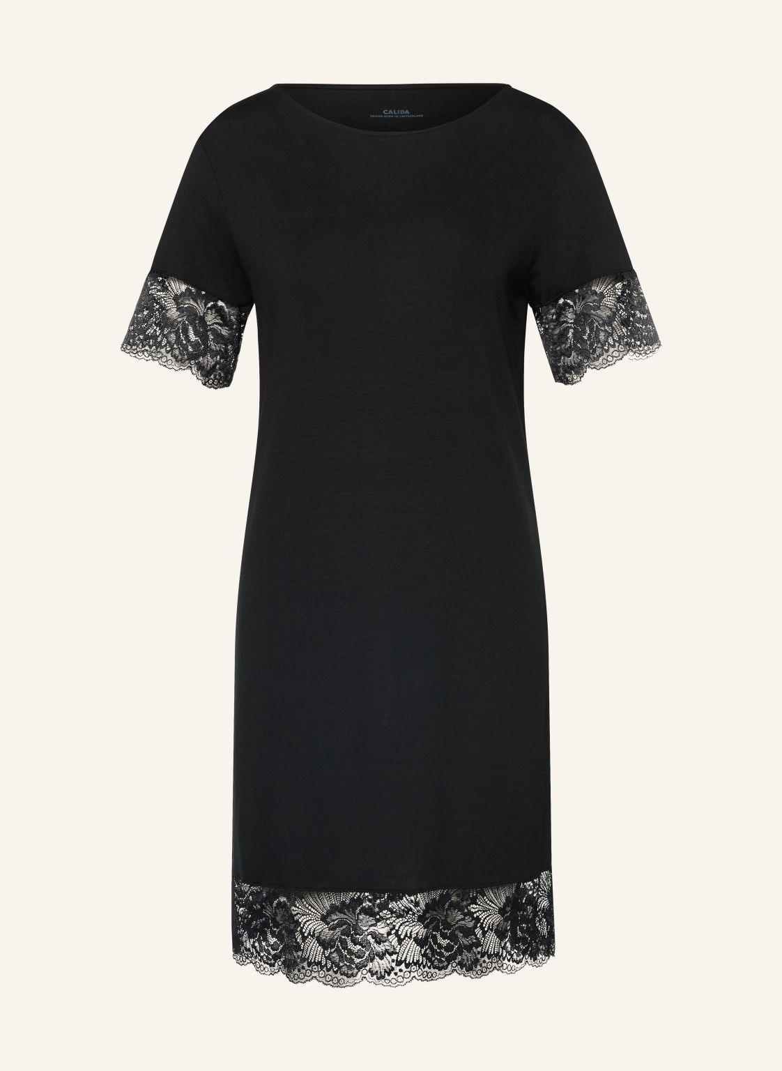 Calida Koszulka Nocna Elegant Dreams schwarz