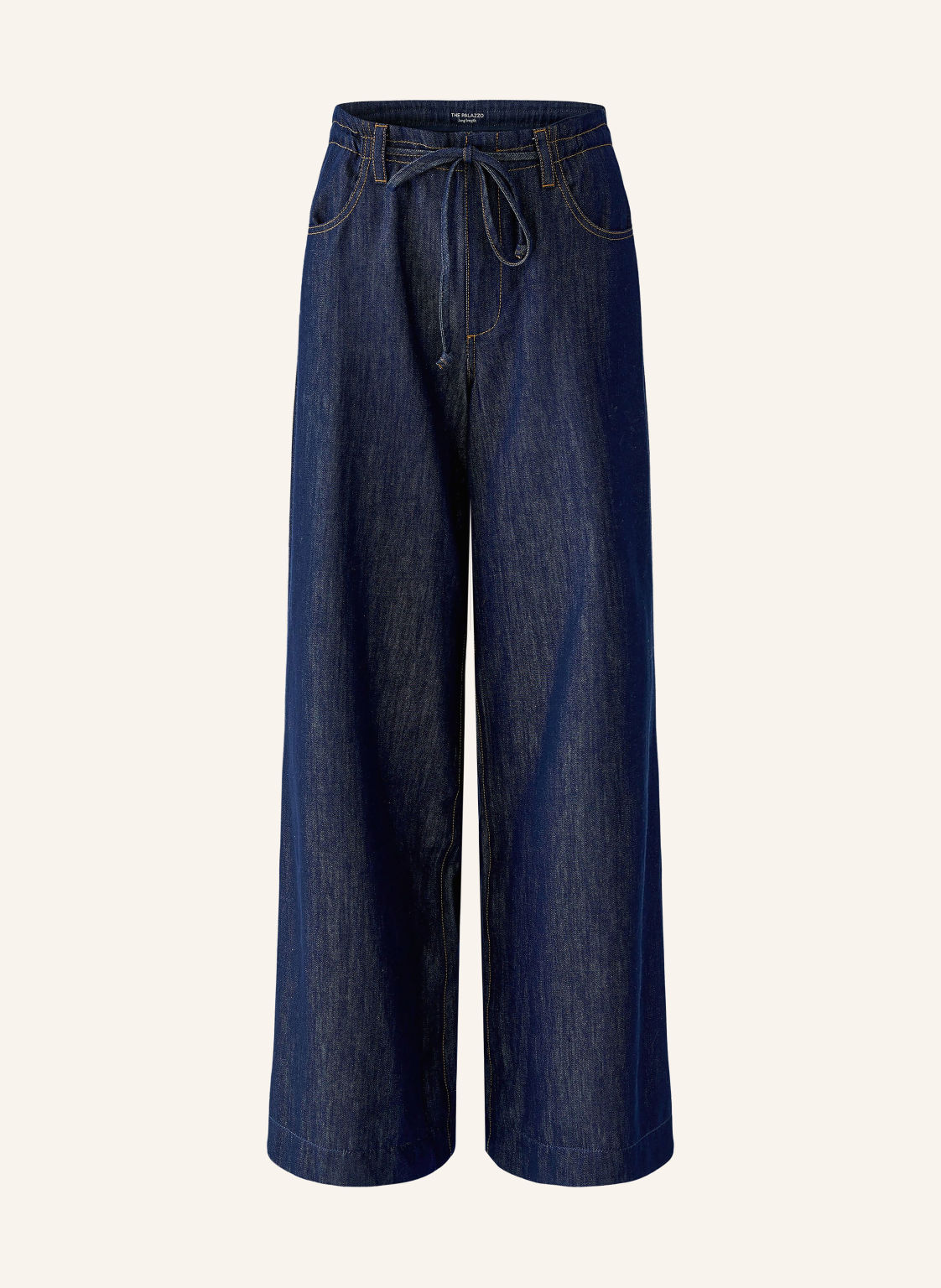 Oui Jeansy Wide Leg The Palazzo blau