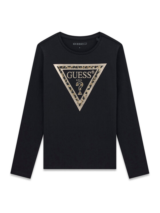 Guess Bluzka J6BI02 K5771 Czarny Regular Fit