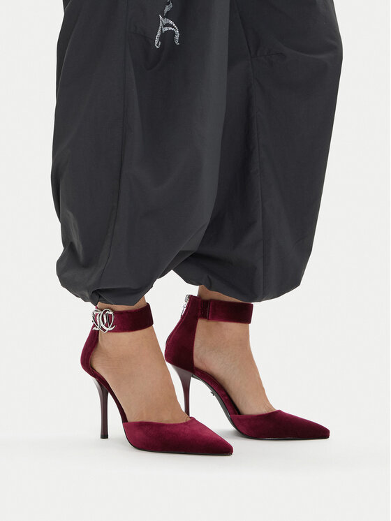 Juicy Couture Szpilki EO-S4S96733-01B Bordowy