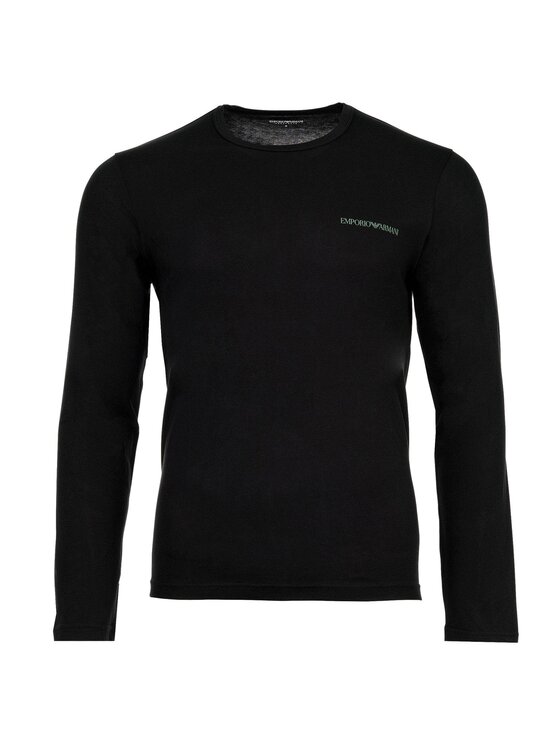 Emporio Armani Underwear Longsleeve EM000382 AF25022 UC001 Czarny Slim Fit
