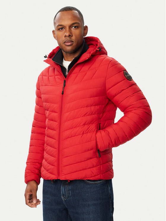 Napapijri Kurtka zimowa A-Lapaz H NP0A4I26 Czerwony ciemny Regular Fit