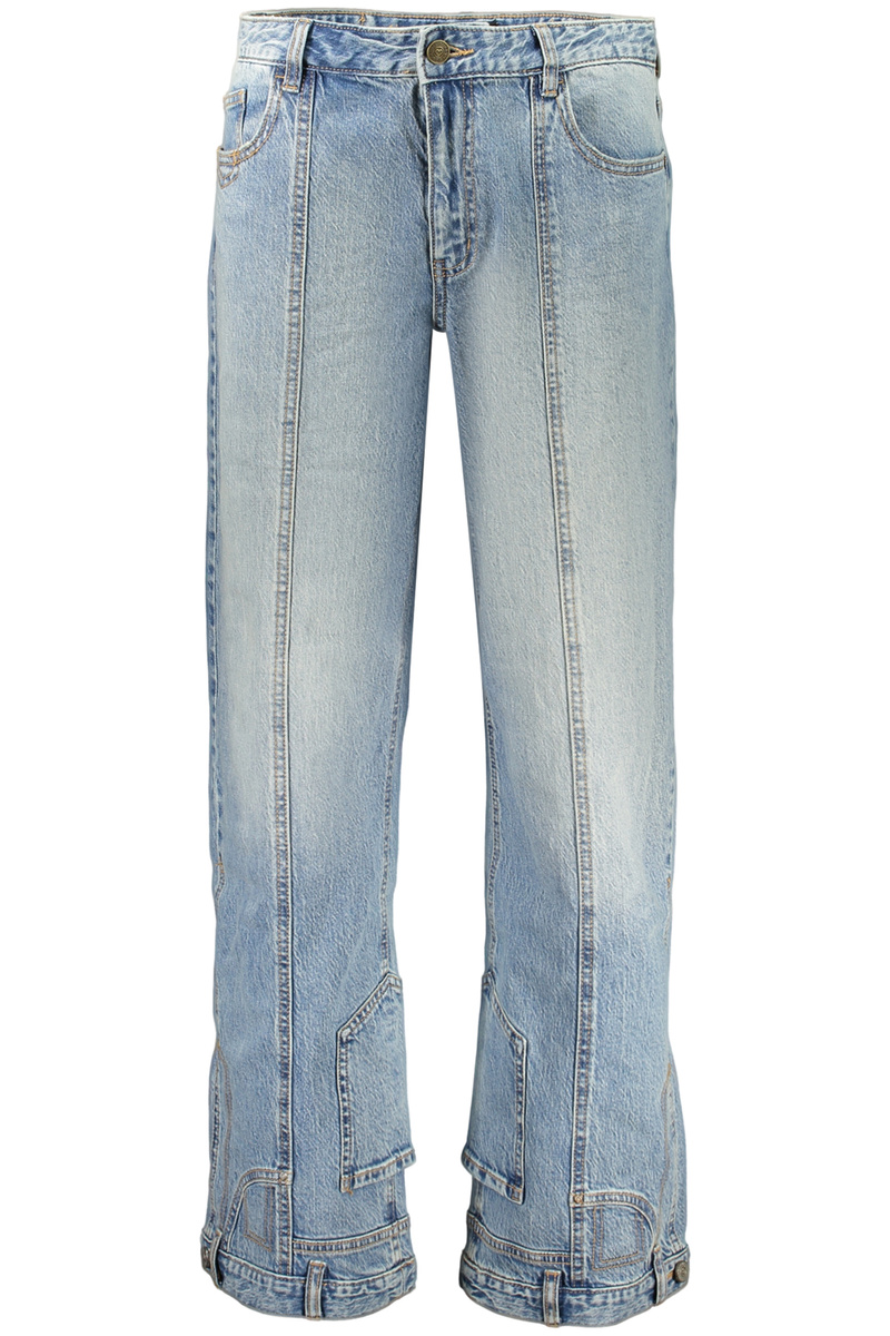 Błękitne jeansy damskie Desigual Invert