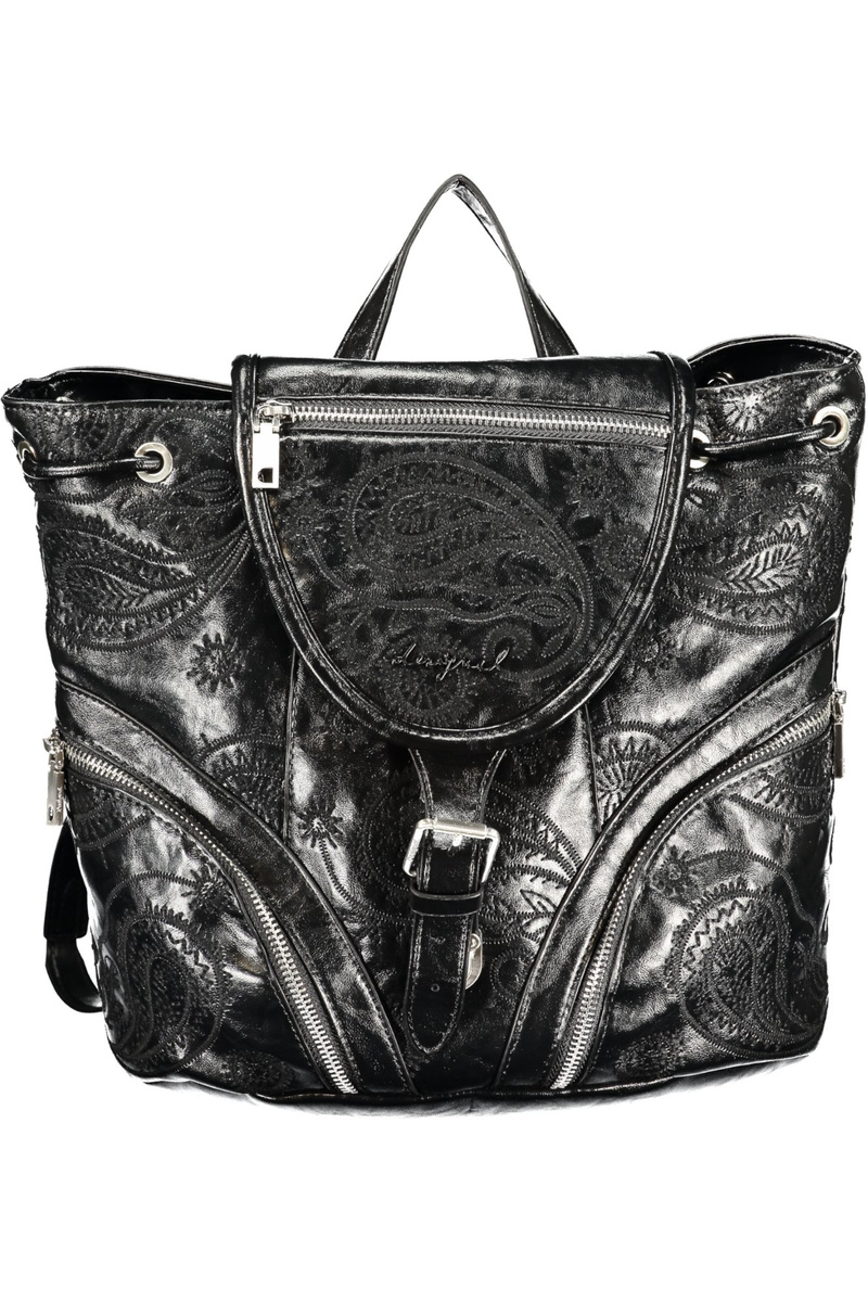 Czarny plecak damski Desigual Siroco Tula Mini Straight