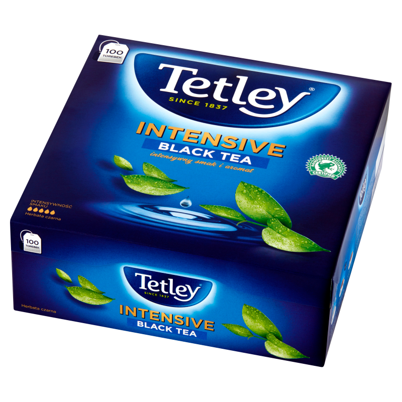 Tetley Tata Herbata ekspresowa Intensive Black, 100x2 g