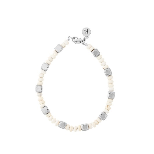 Bransoletka Boho Chic - Howlit - Srebrna