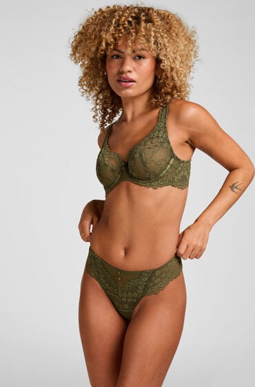 Hunkemöller Stringi Daisy Zielony