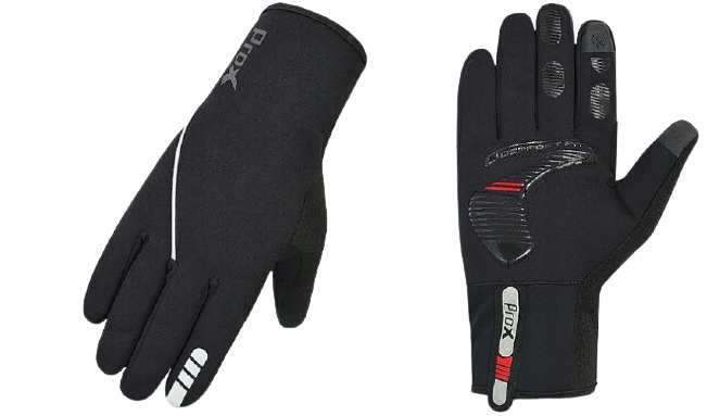 Rękawiczki rowerowe ZIMOWE SOFTSHELL COMFORT M
