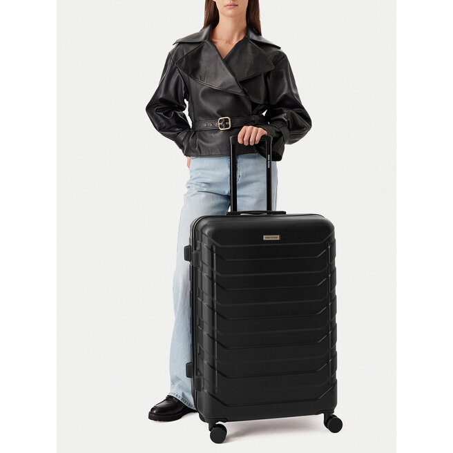 Walizka duża GINO ROSSI CEO-GIN-L-001-05-BLACK Czarny