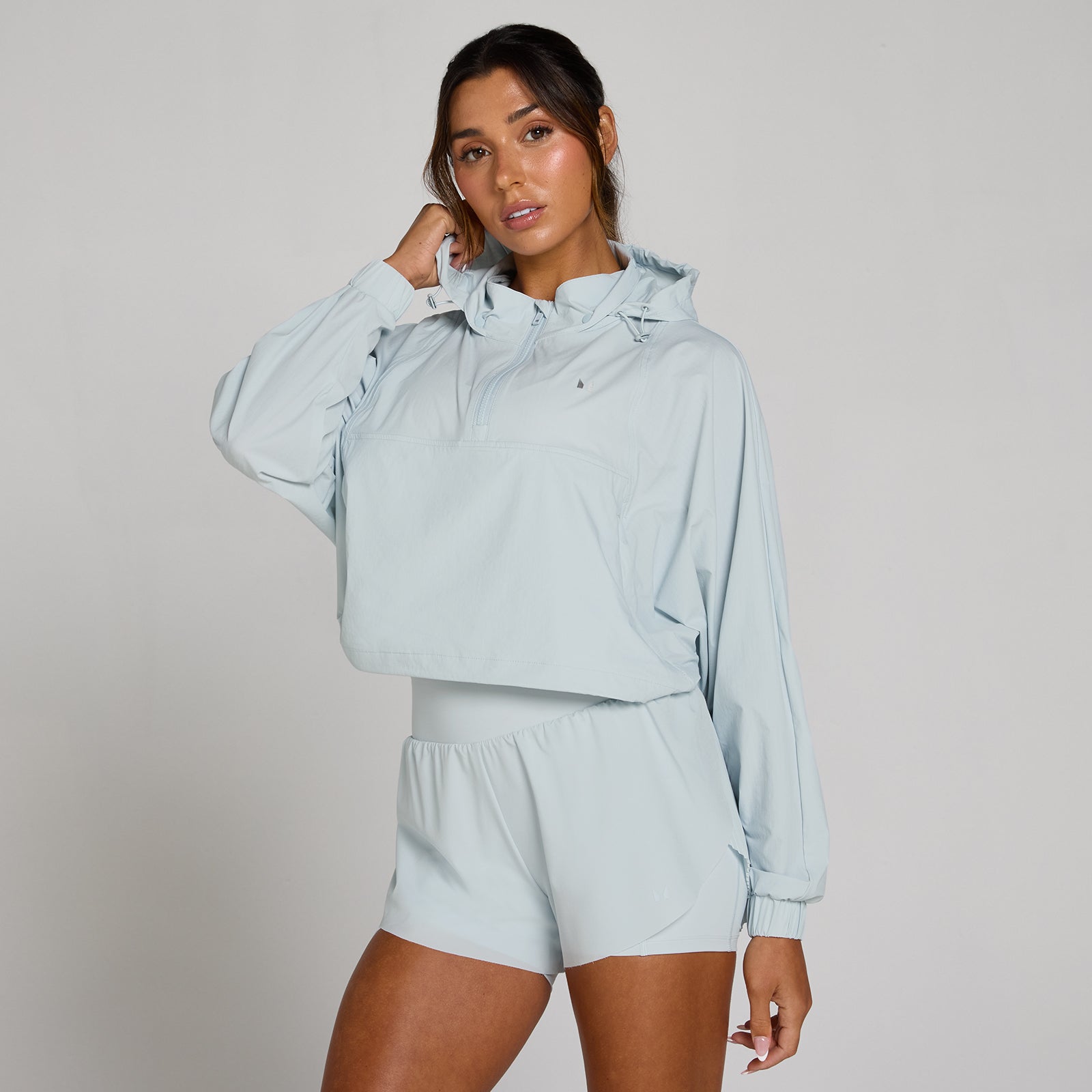 Kurtka Damska MP Tempo Ultra 1/4 Zip Tkana - Niebieski Blue Aura - XL