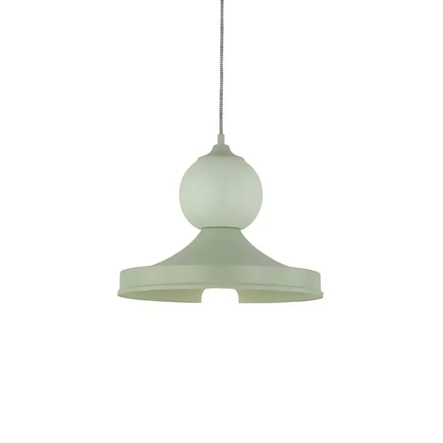 Lampa ceramiczna wisząca Tigali szałwiowa 5245 1xE27 do jadalni